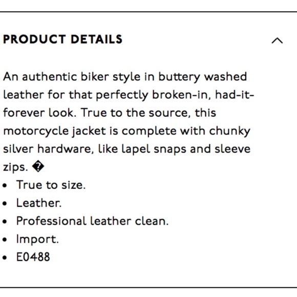 Madewell Washed Leather Motorcycle Jacket - Picture 5 of 8